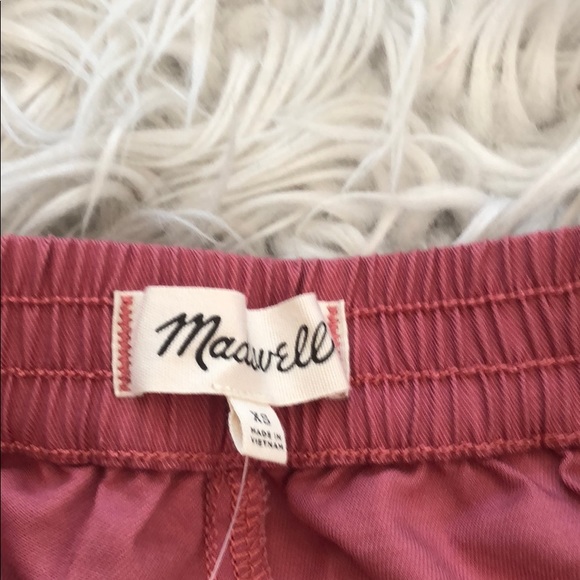 NEW • Madewell • Side Tie Shorts Rose Bloom - Picture 5 of 6